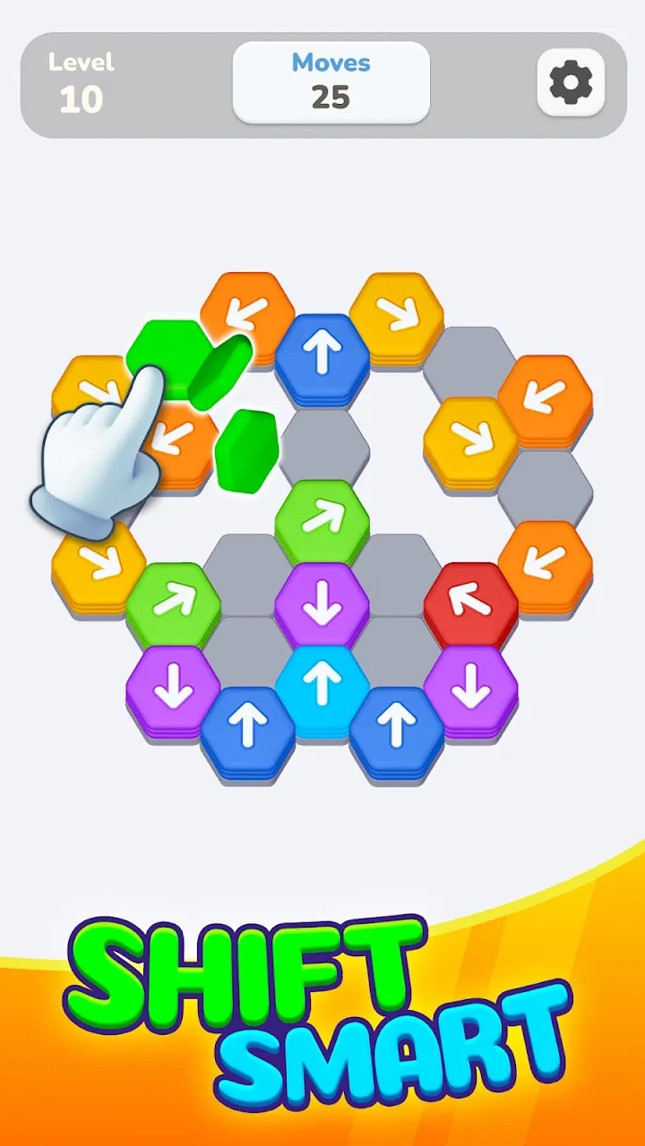 Hexa Shift — obraz gry